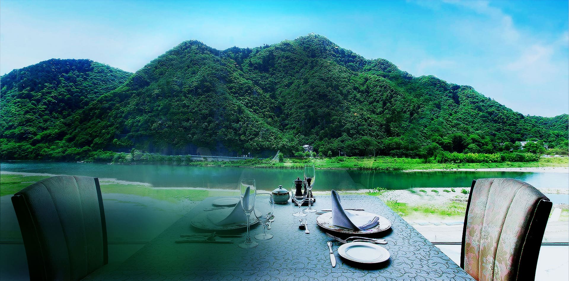信长的岐阜城、绿意盎然的金华山、清澈的长良川河畔 坐拥丰富自然美景的度假酒店
